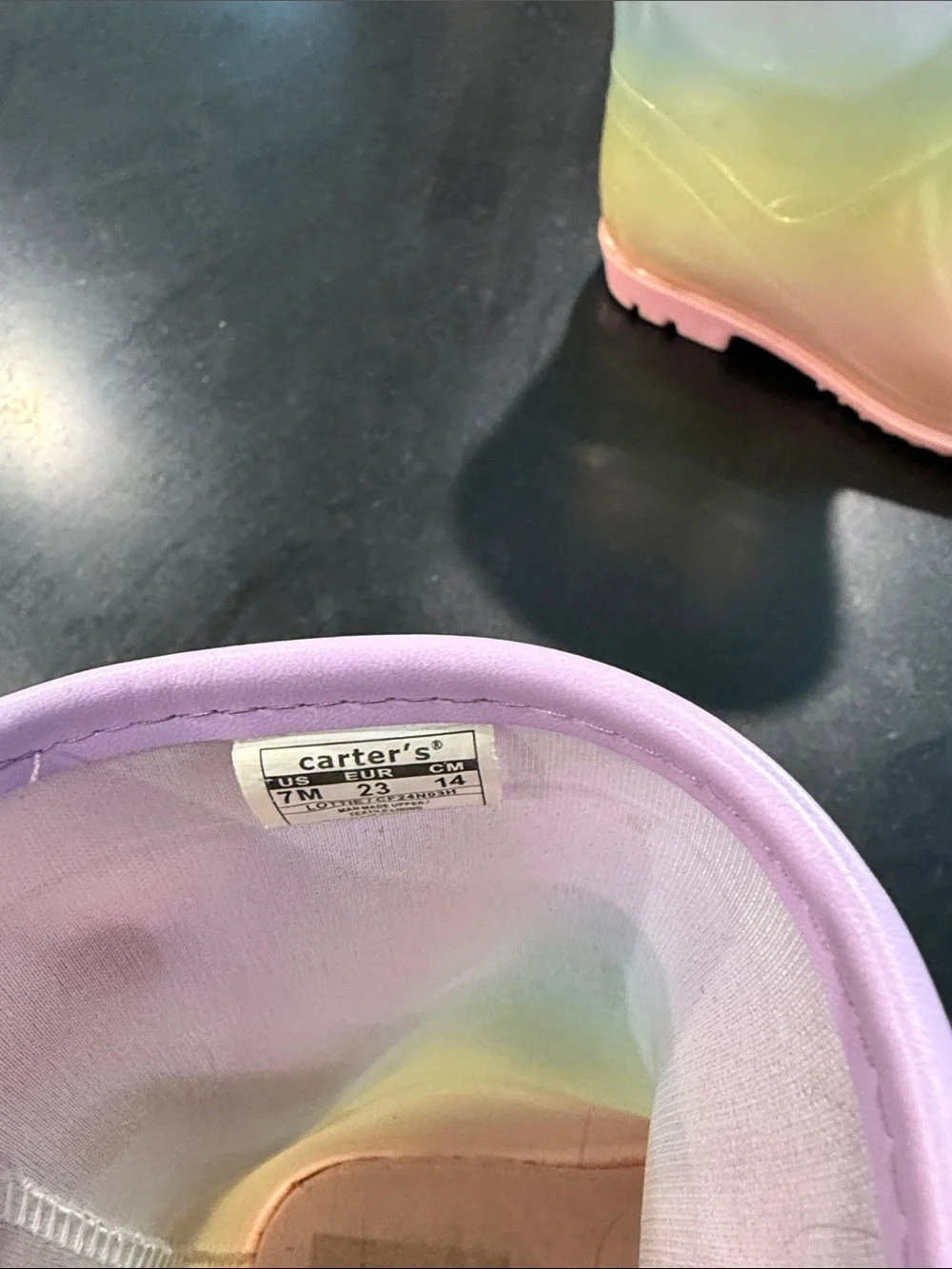 Carters shiny ombre
